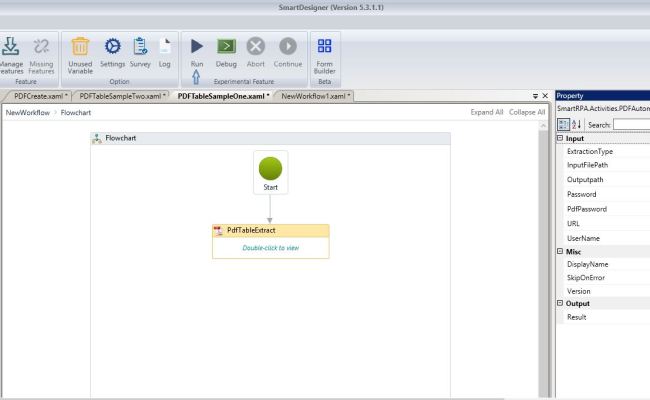 PDF Automation -Pdf Table Extract | Robility Docs